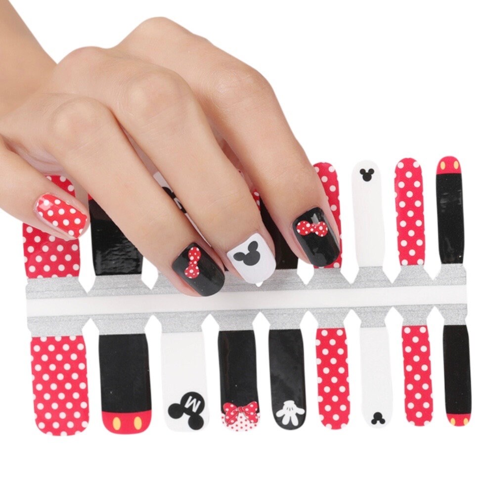 KIDS Nail Wraps- Fun with Mouse