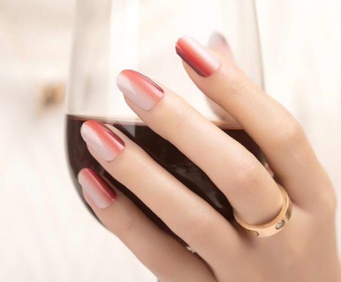 Ombré Wide Nail Wraps – 100% Non-Toxic Nail Strips