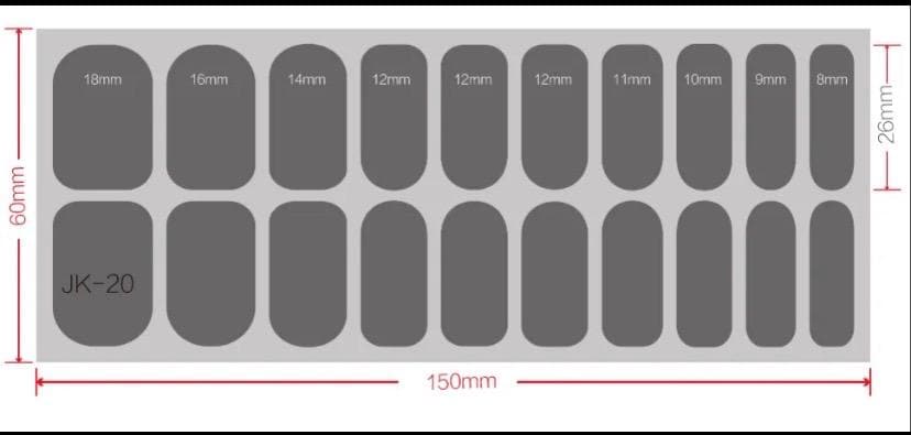White Transparent Swirl WIDE Nail Polish Strips - Wider Nails, Non-Toxic