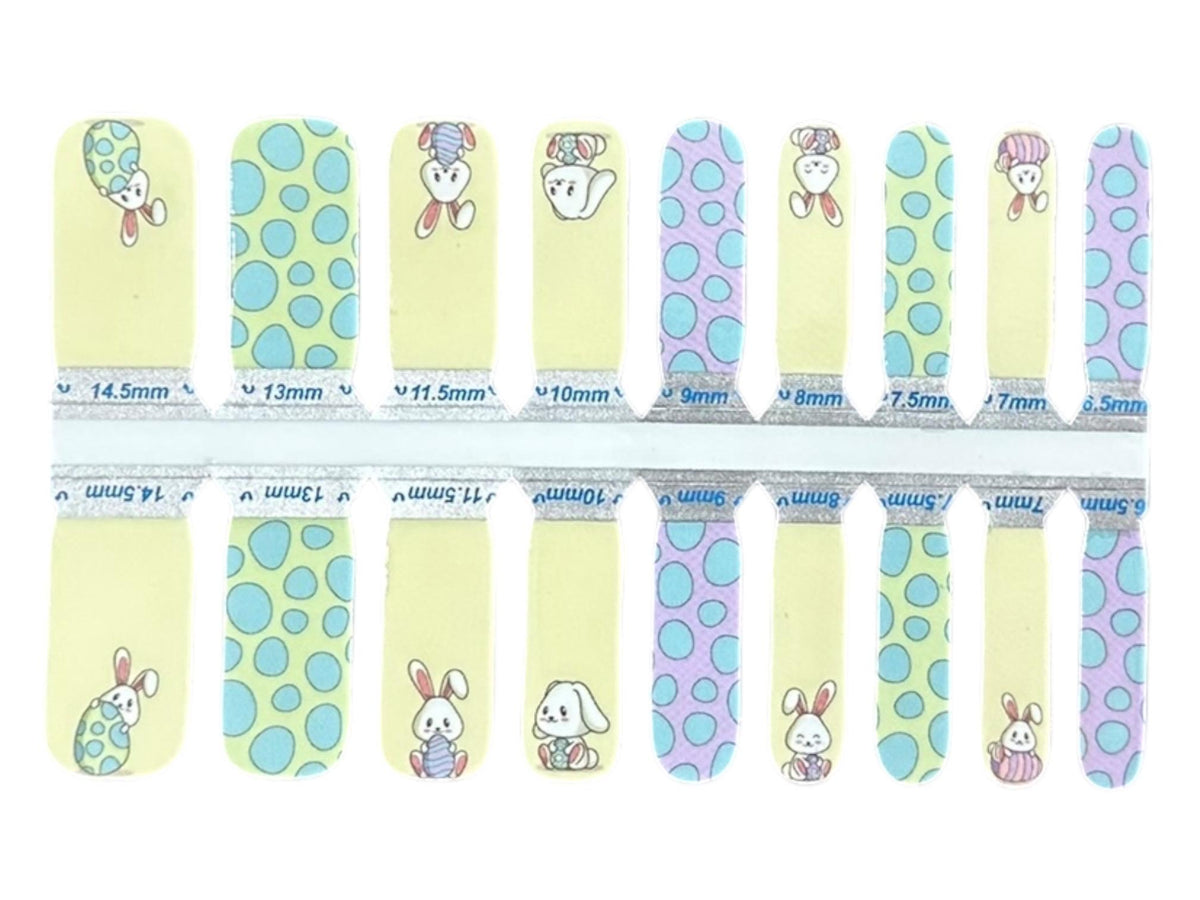KIDS Nail Wraps - Cotton Tail Cuties