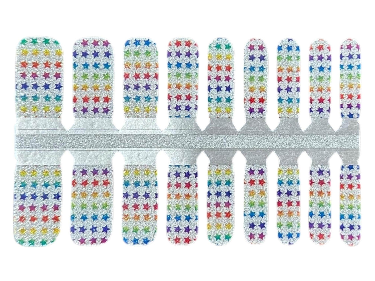 KIDS Nail Wraps- Rainbow Galaxy