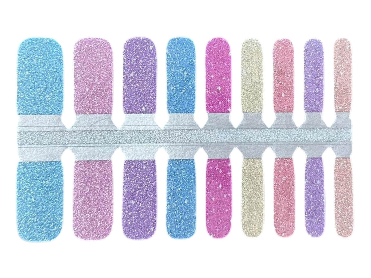 KIDS Nail Wraps -Sugar Plum Sparkle