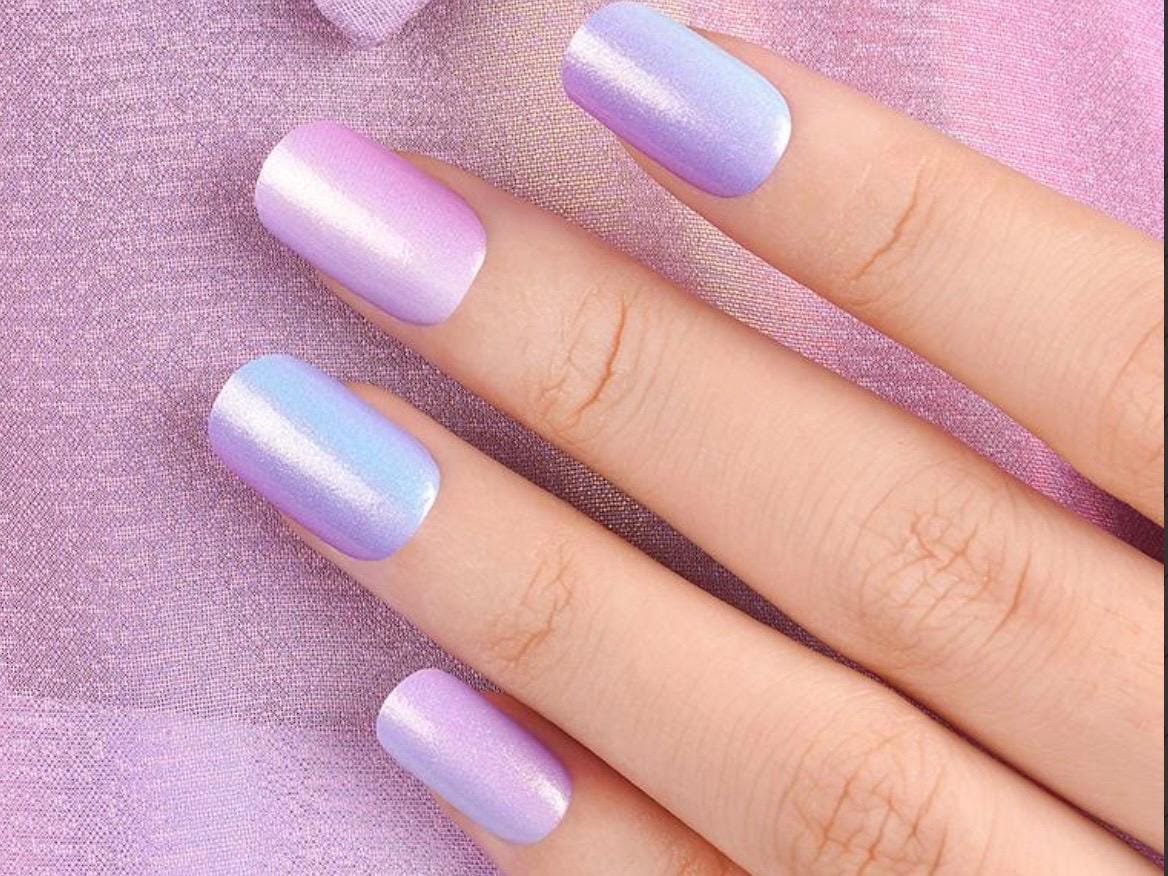 Pastel Ombré Nail Polish Strips: Non-Toxic Nail Wraps