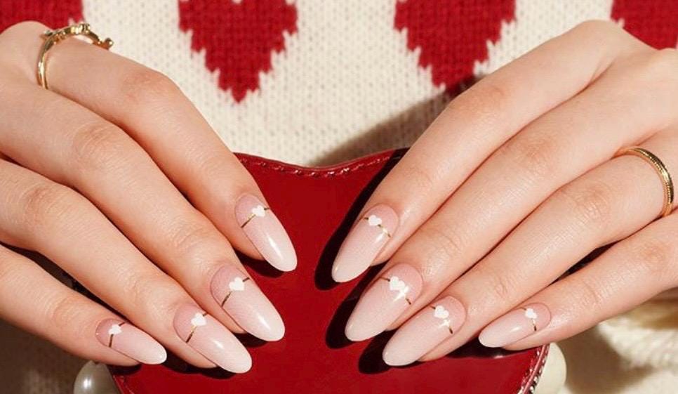 Sweetheart Fade Nail Polish Wraps, Nail Stickers