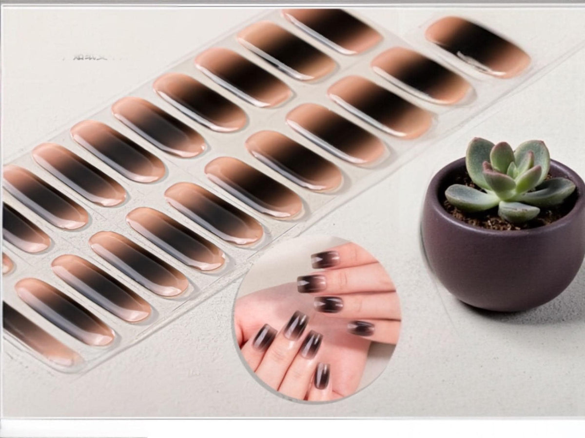 Expresso Drift - Semi Cured Gel Nail Polish Strips: UV Light Required - Sold Separately