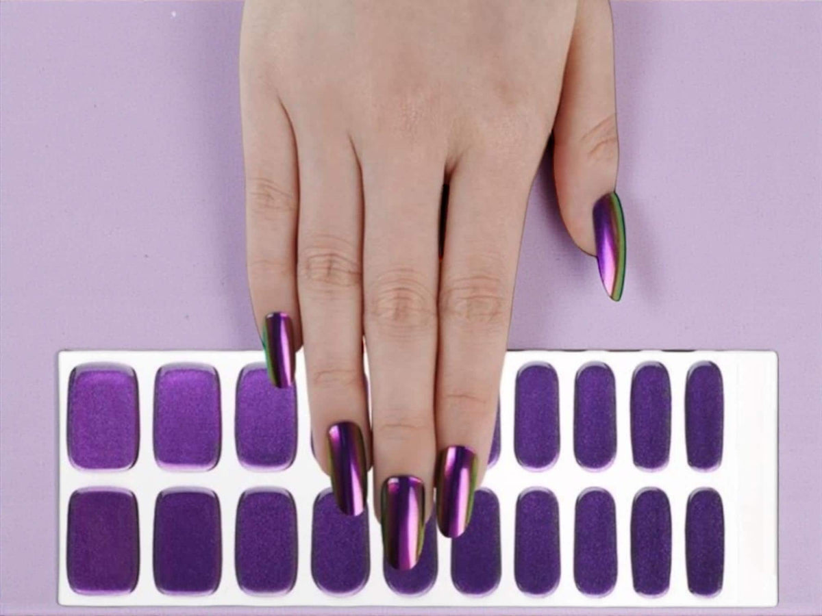 Shift Happens-Semi Cured Gel Nail Polish Strips: UV Light Required - Sold Separately