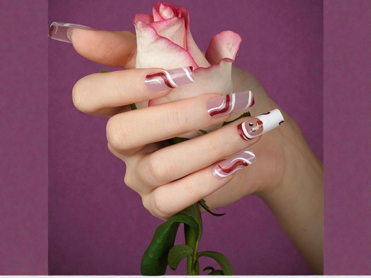 Sweet Claus WIDE Nail Polish Strips - Wider Nails