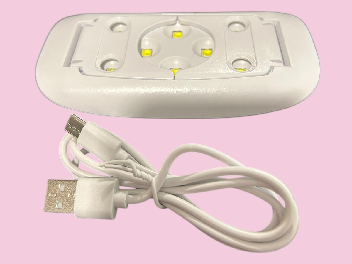 Mini UV Light-12W- with USB Cable - Cure Gel Polish and Nail wraps fast!