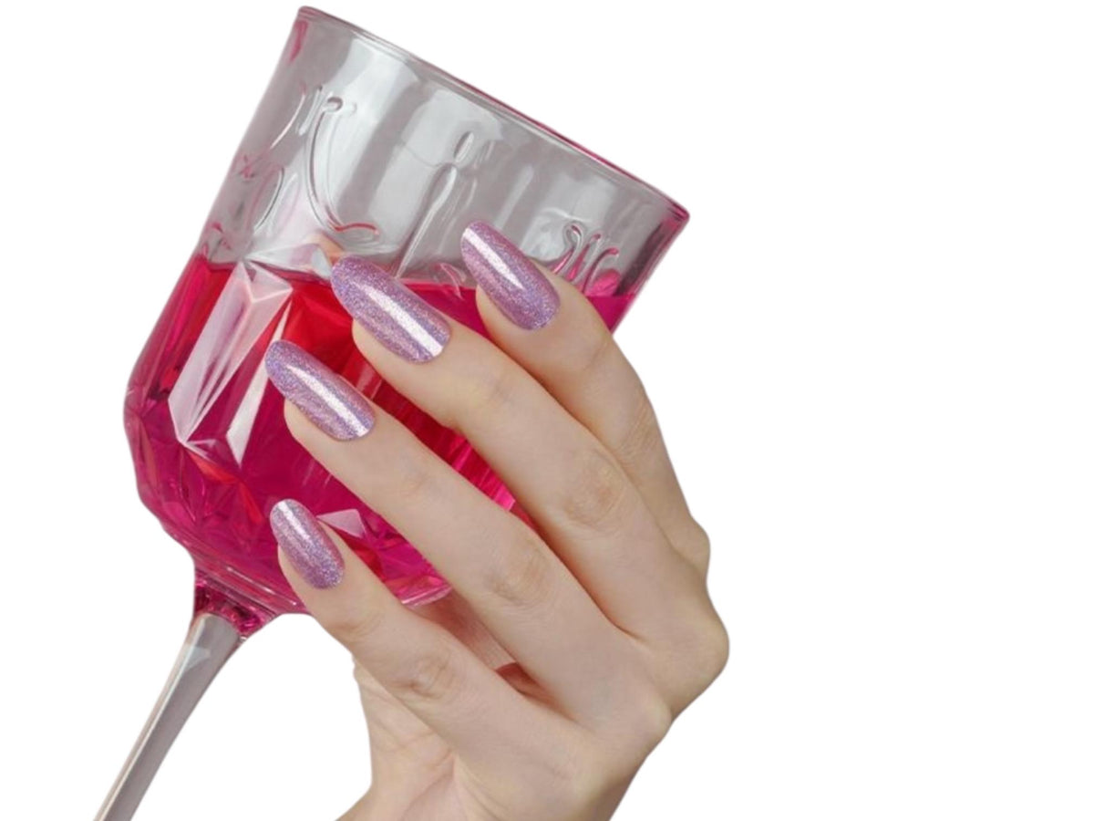Fairy Dust Shimmer- Semi Cured Gel Nail Polish Strips: UV Light Required - Sold separately