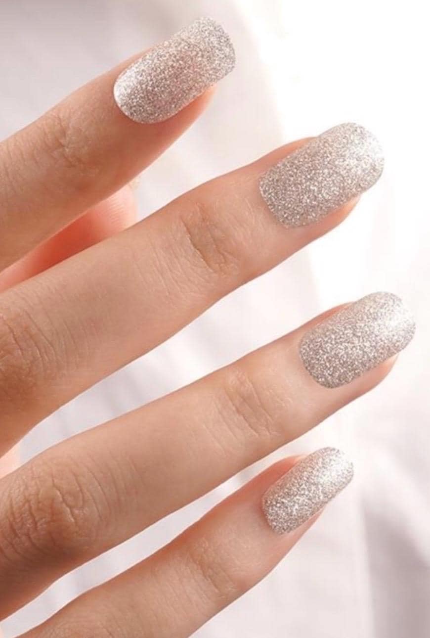 Diamond Dust Glitter- Non-Toxic Nail Polish Wraps: Nail Stickers