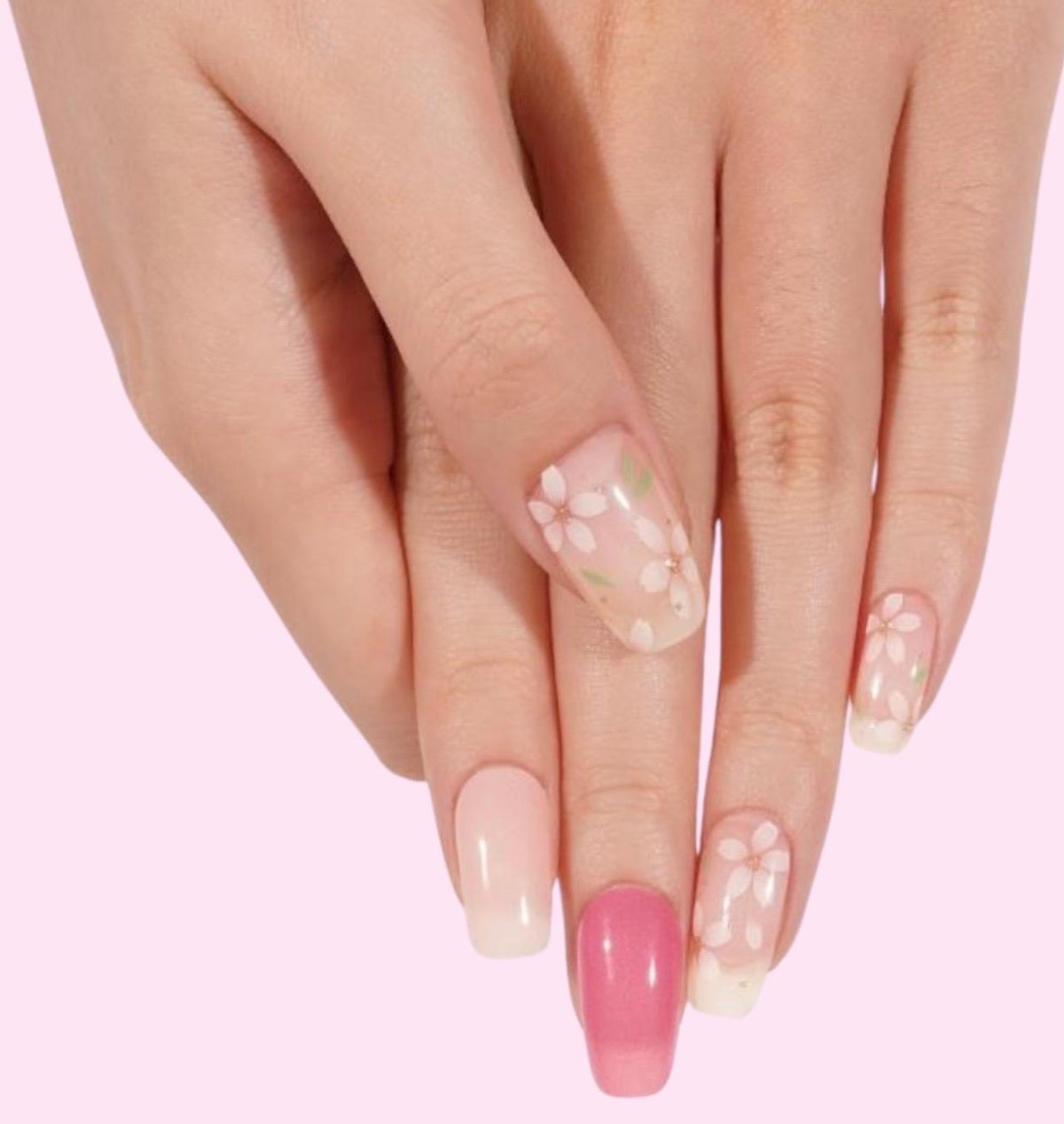 Starfish Kiss - Semi Cured Gel Nail Polish Strips: UV Light Required- sold separately