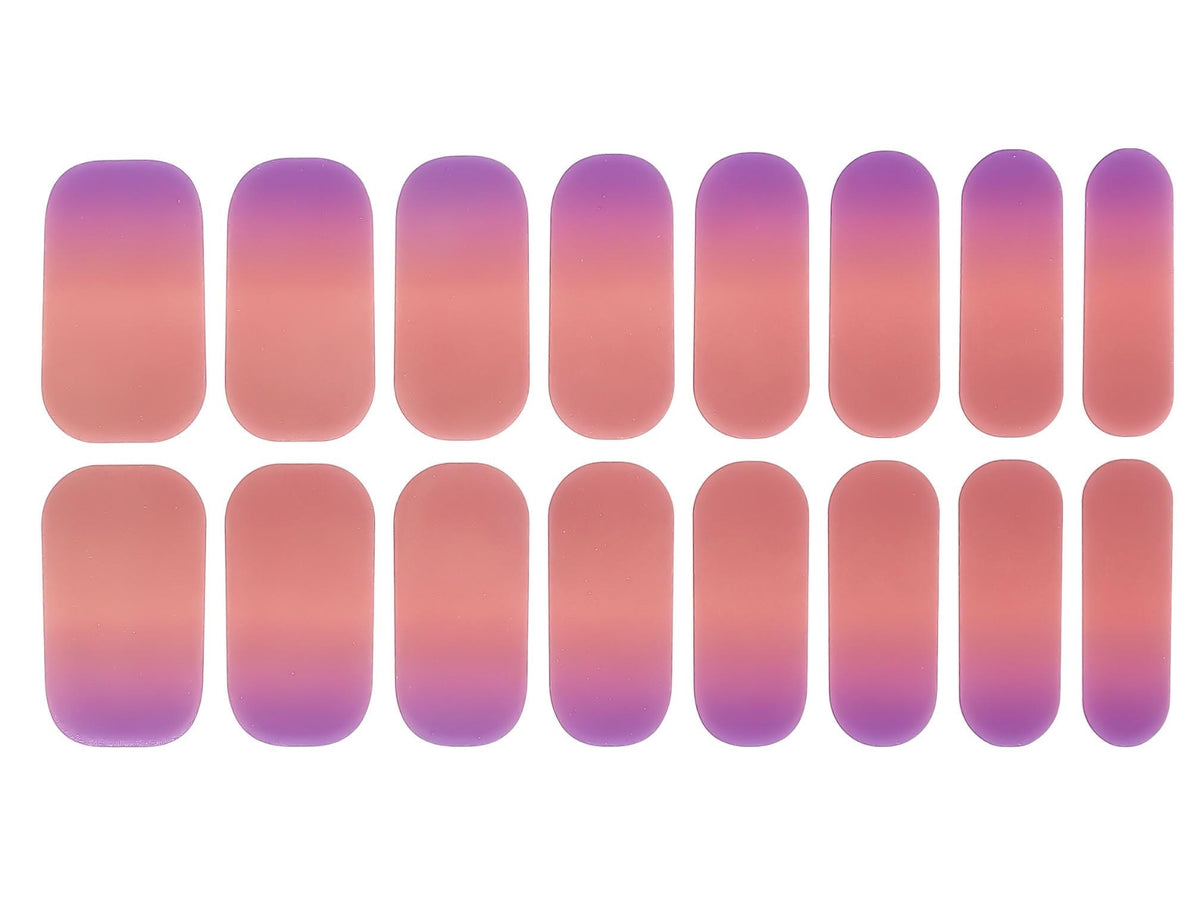 Sunset Sorbet Fade Nail Polish Strips: Non-Toxic Nail Art