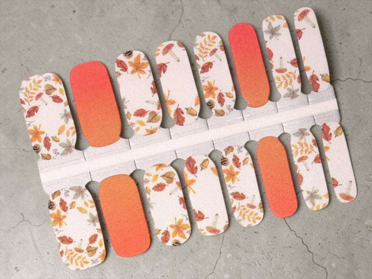Fall Shimmer Nail Polish Strips: Nail Stickers