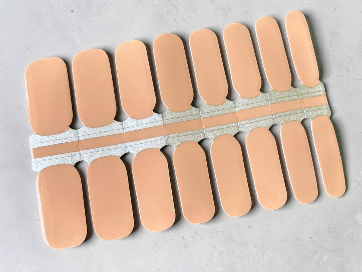 Taupe Nail Polish Strips: Non-Toxic Nail Wraps