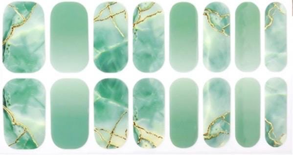 Golden Jade Waters Nail Polish Strips: Non-Toxic Nail Art
