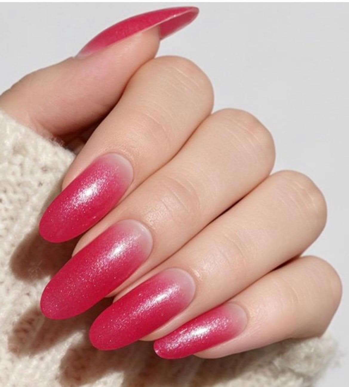 Berry Blush Fade Nail Polish Wraps: Transparent Non-Toxic easy to apply Nail Stickers