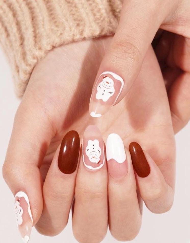 Snow Buddy- WIDE Nail Polish Strips - Wide Nails, Non-Toxic