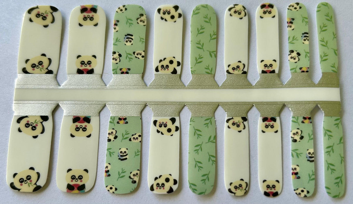 KIDS Nail Wraps- Panda Nail Wraps