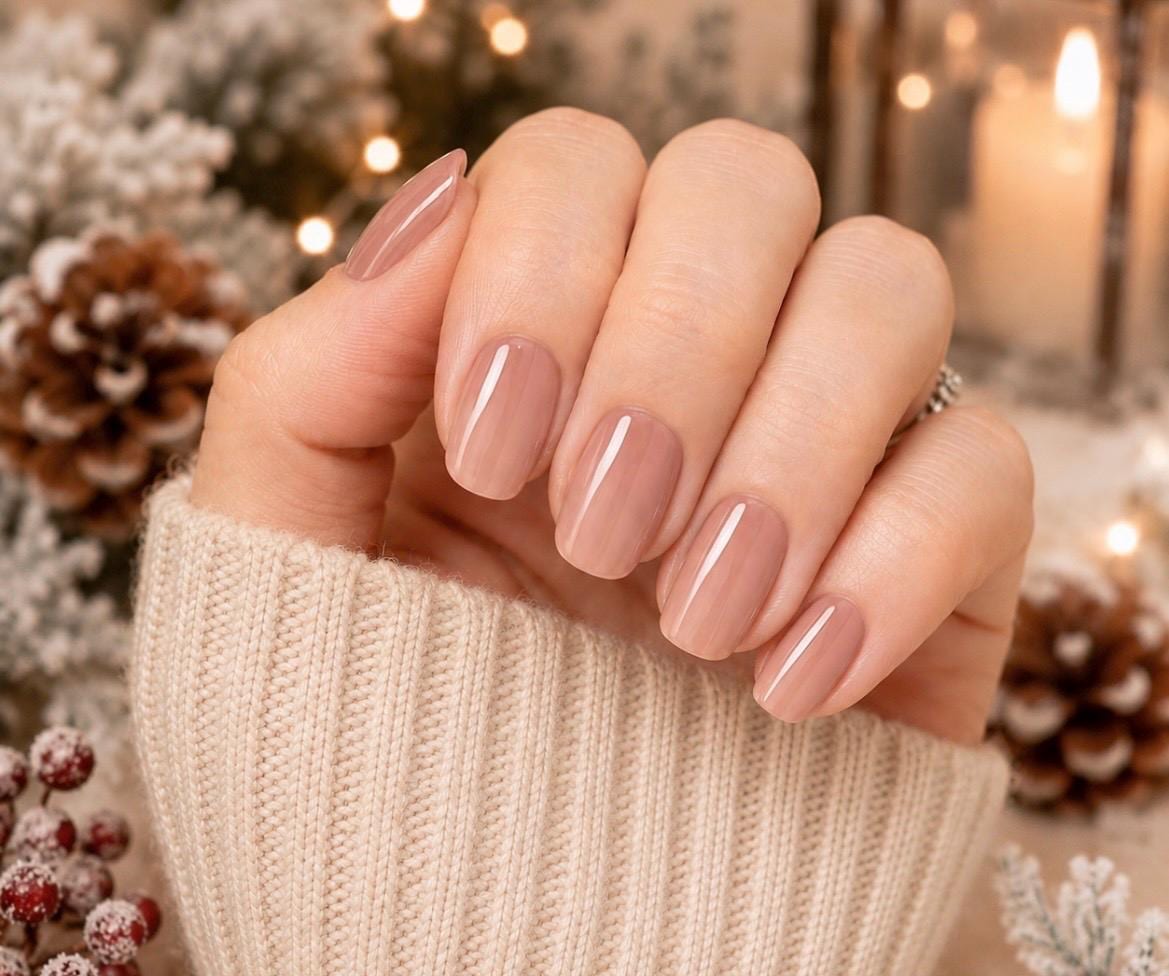 Taupe- WIDE Nail Polish Strips - Wide Nails, Non-Toxic