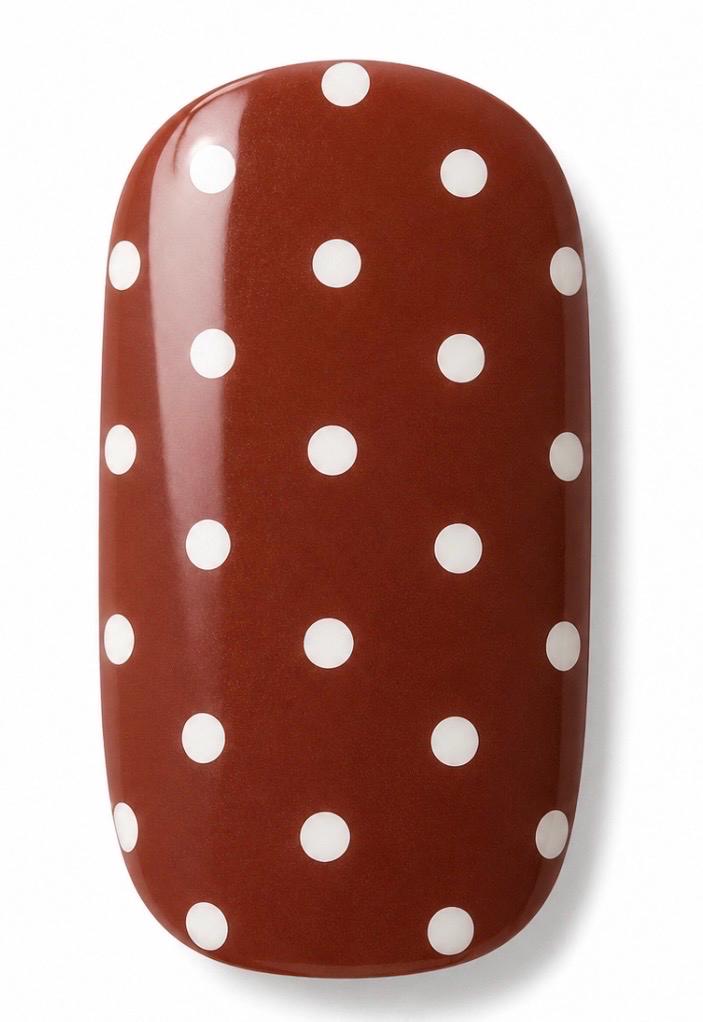 Cinnamon and Cream Nail Wraps No UV Gel