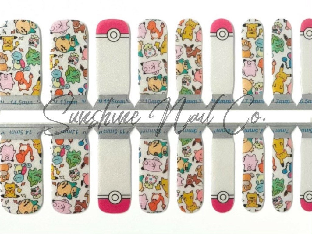KIDS Nail Wraps- Anime Nail Wraps