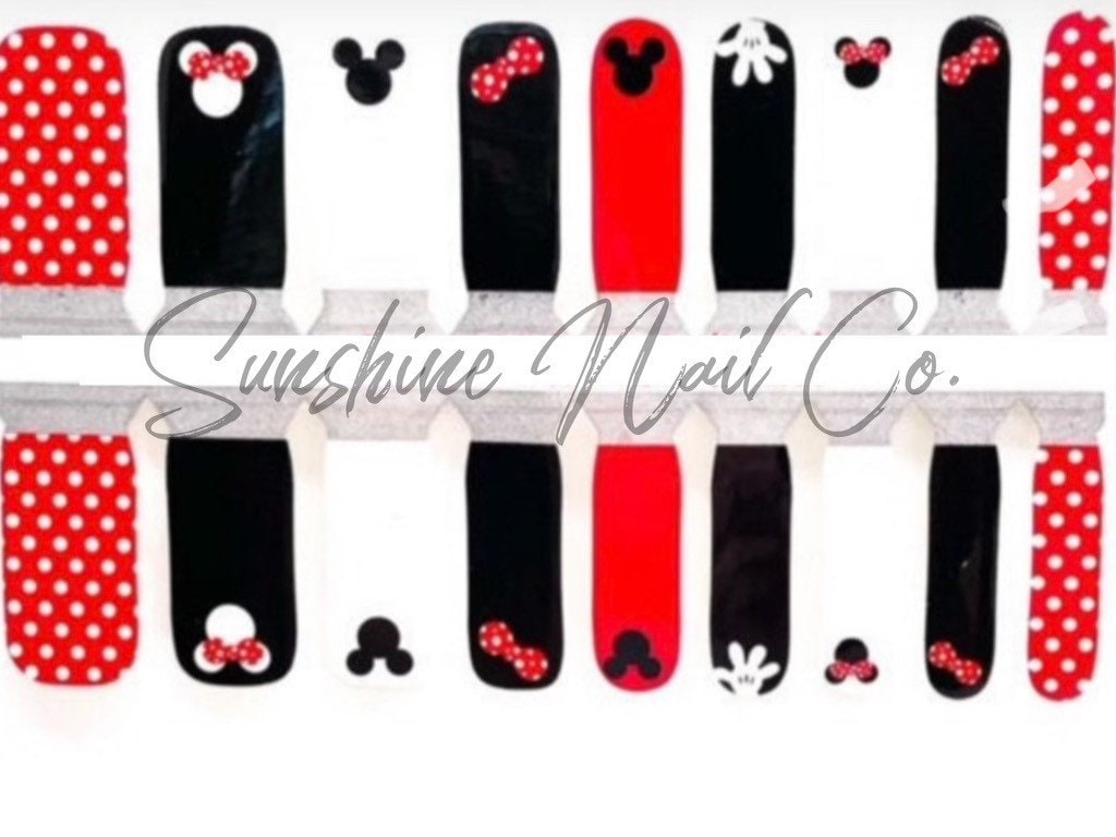 KIDS Nail Wraps-Mouse & Dots