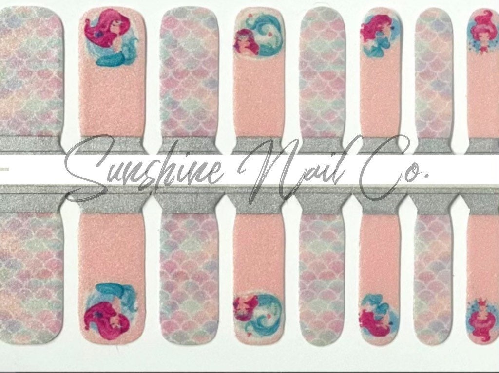 KIDS Nail Wraps- Mermaid