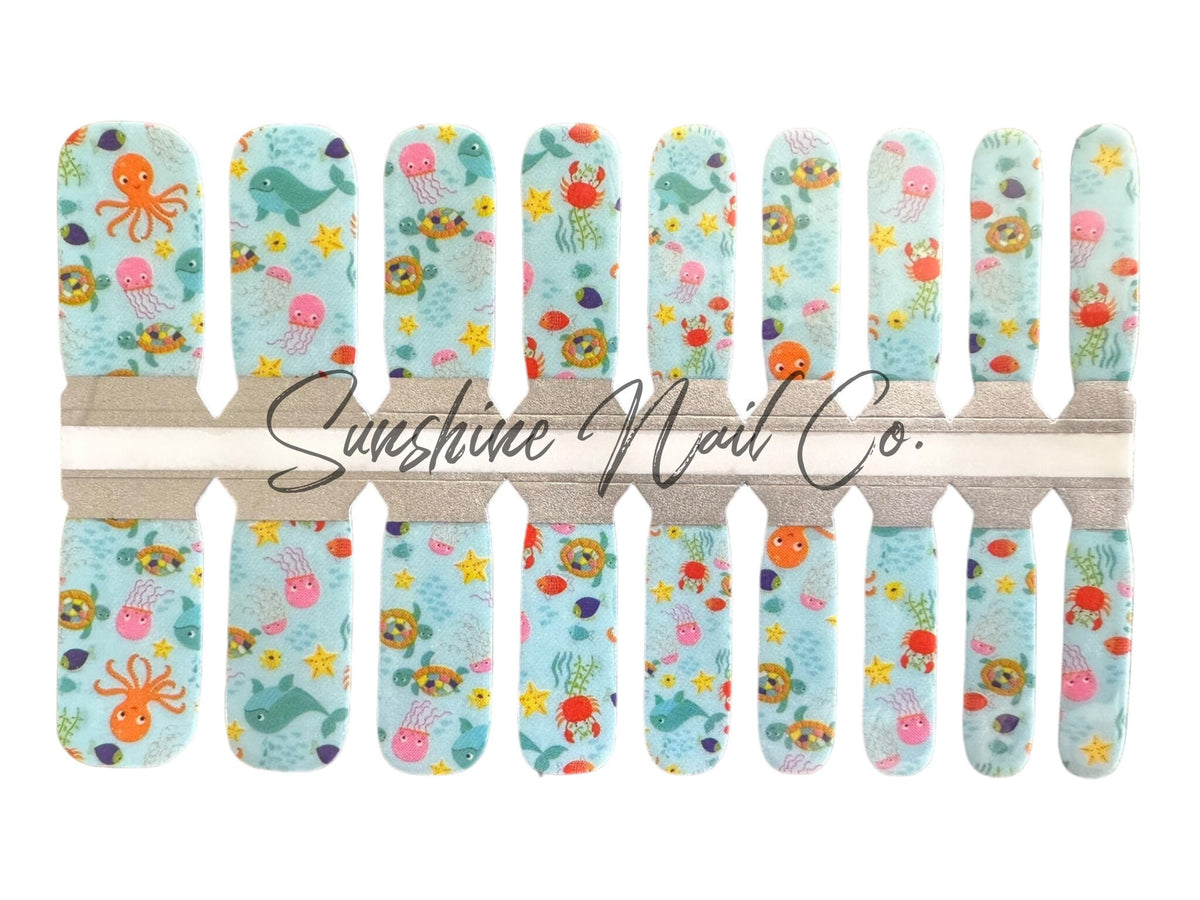 KIDS Nail Wraps- Sea Life