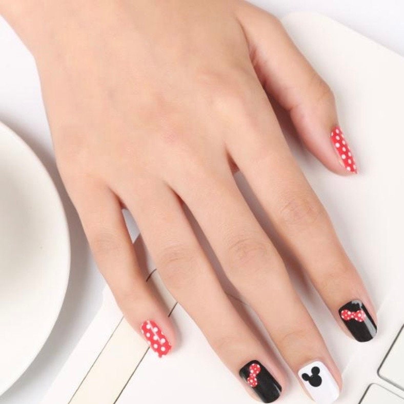 KIDS Nail Wraps- Fun with Mouse