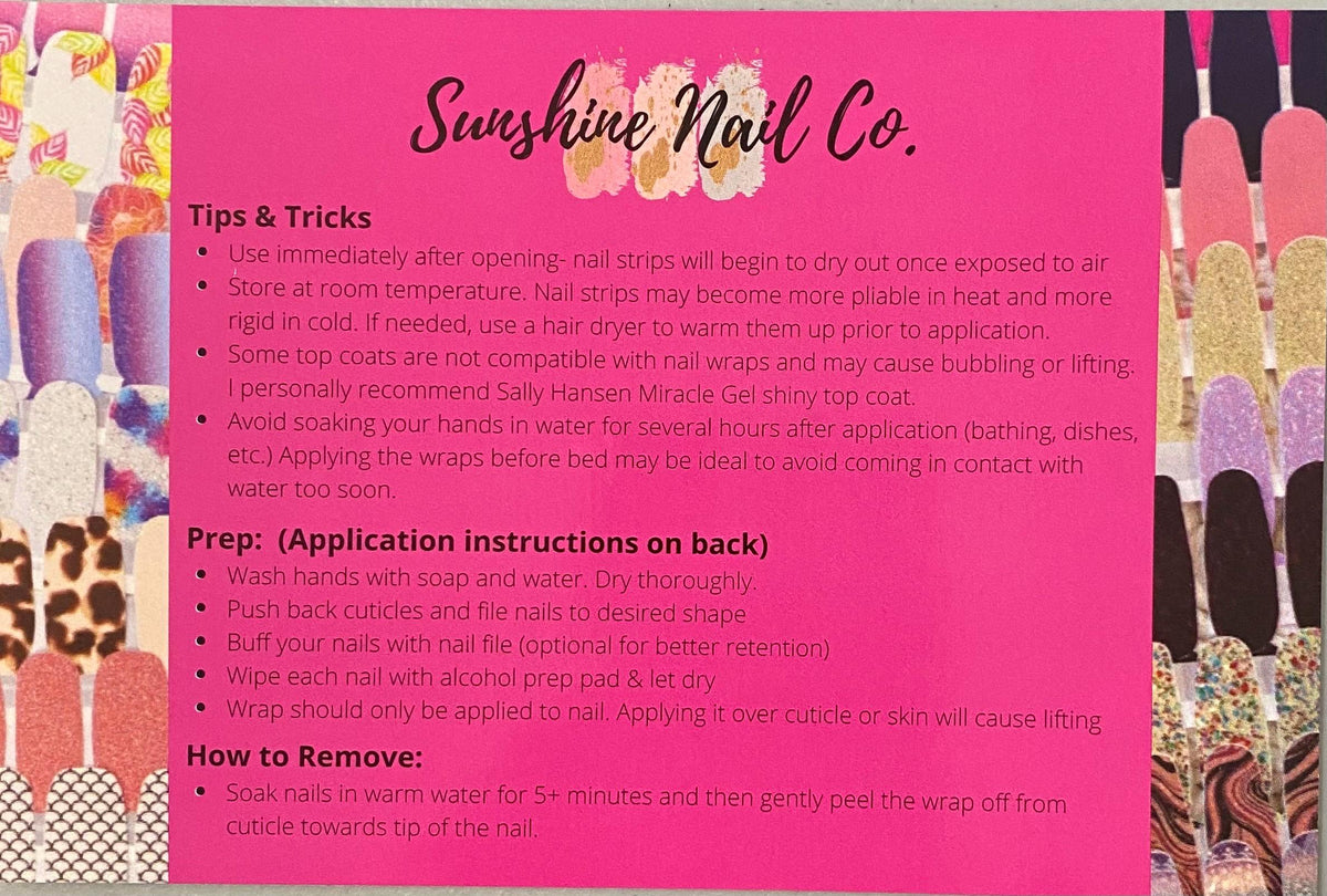 All American Vibes WIDE- Non-toxic Nail Polish Strips