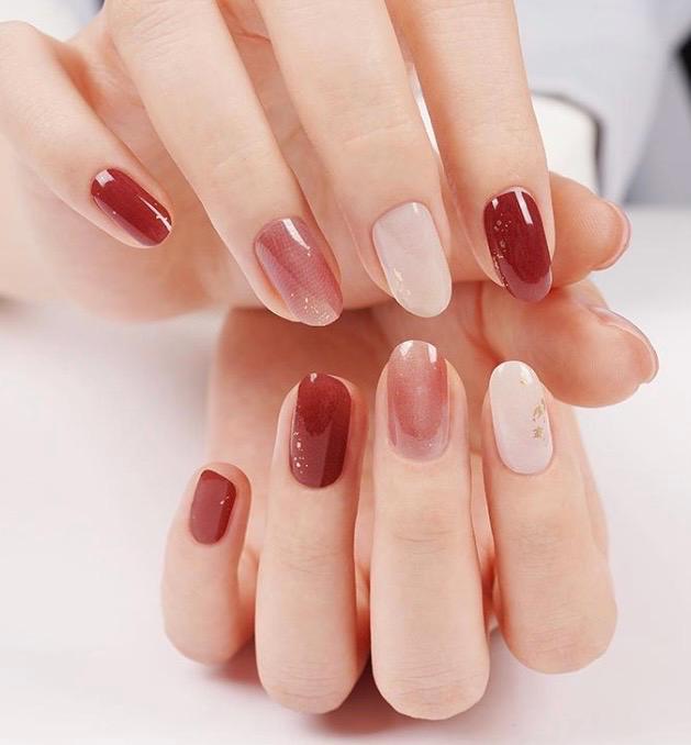 Soft Ember Nail Polish Stickers: Non-Toxic Nail Wraps