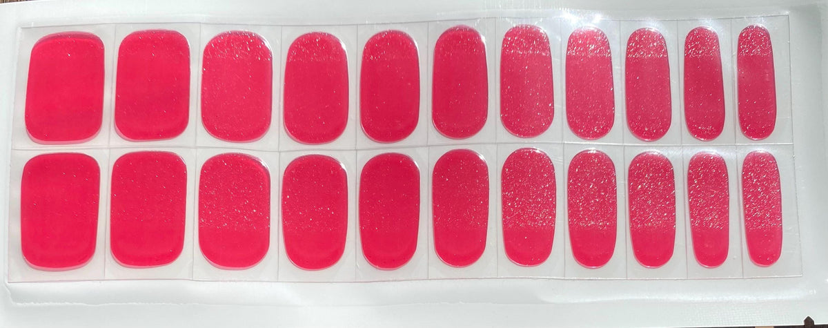Frosted Elegance Gel Nail Polish Strips: Easy Application