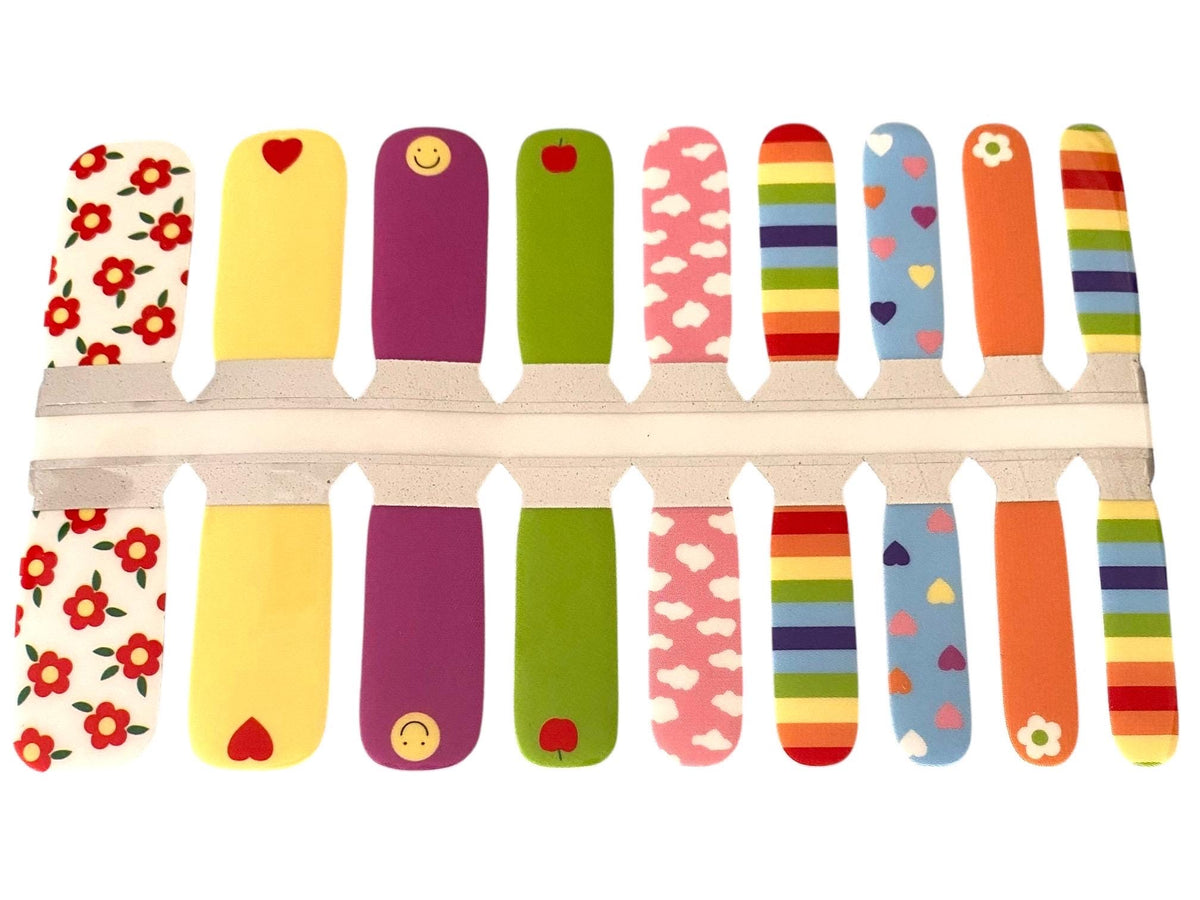 KIDS Nail Wraps- Happy Days