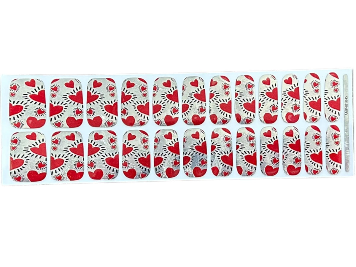 Love Shock Metallic/Chrome Nail Wraps