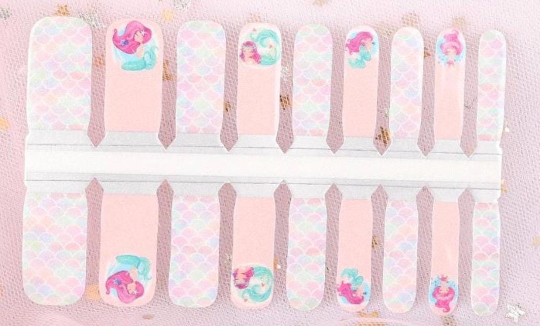 KIDS Nail Wraps- Mermaid