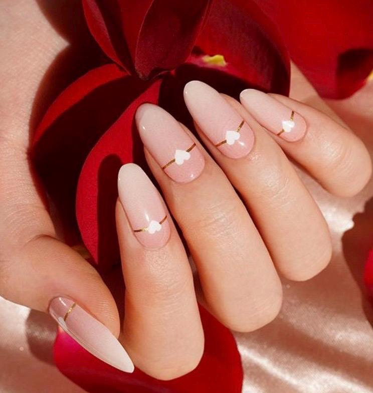 Sweetheart Fade Nail Polish Wraps, Nail Stickers