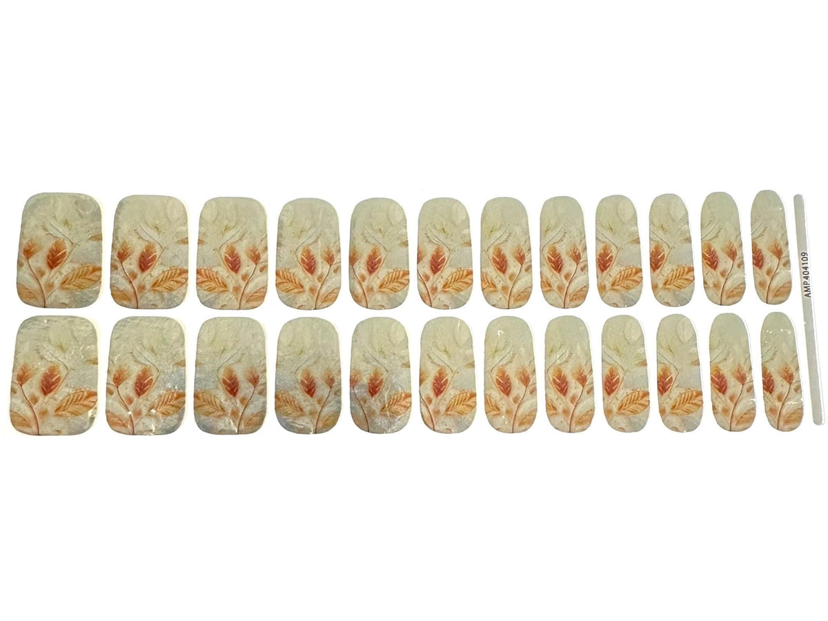 Whispering Wheat Metallic/Chrome Nail Wraps