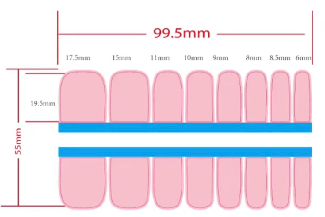 Sweet Spring Blossoms - Toe Nail Polish Strips:  Nail Art