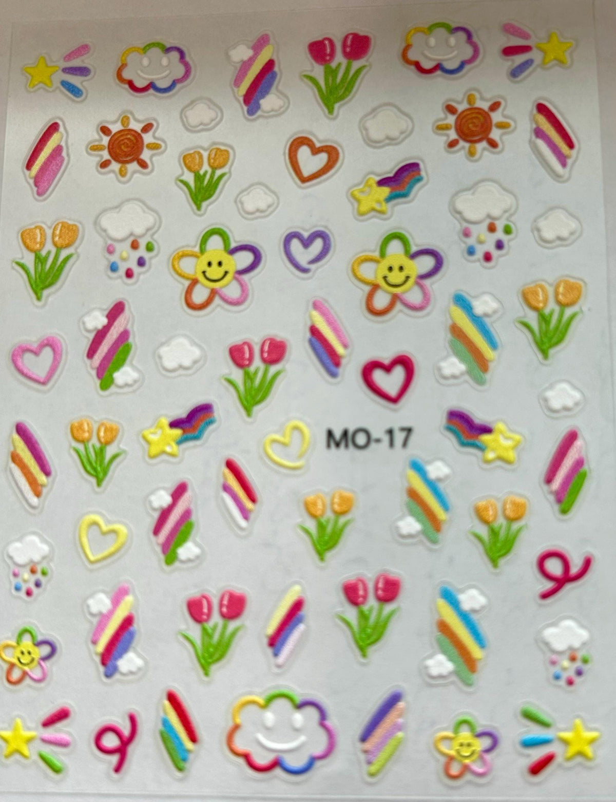 KIDS 3-D Nail decals-Happy Days