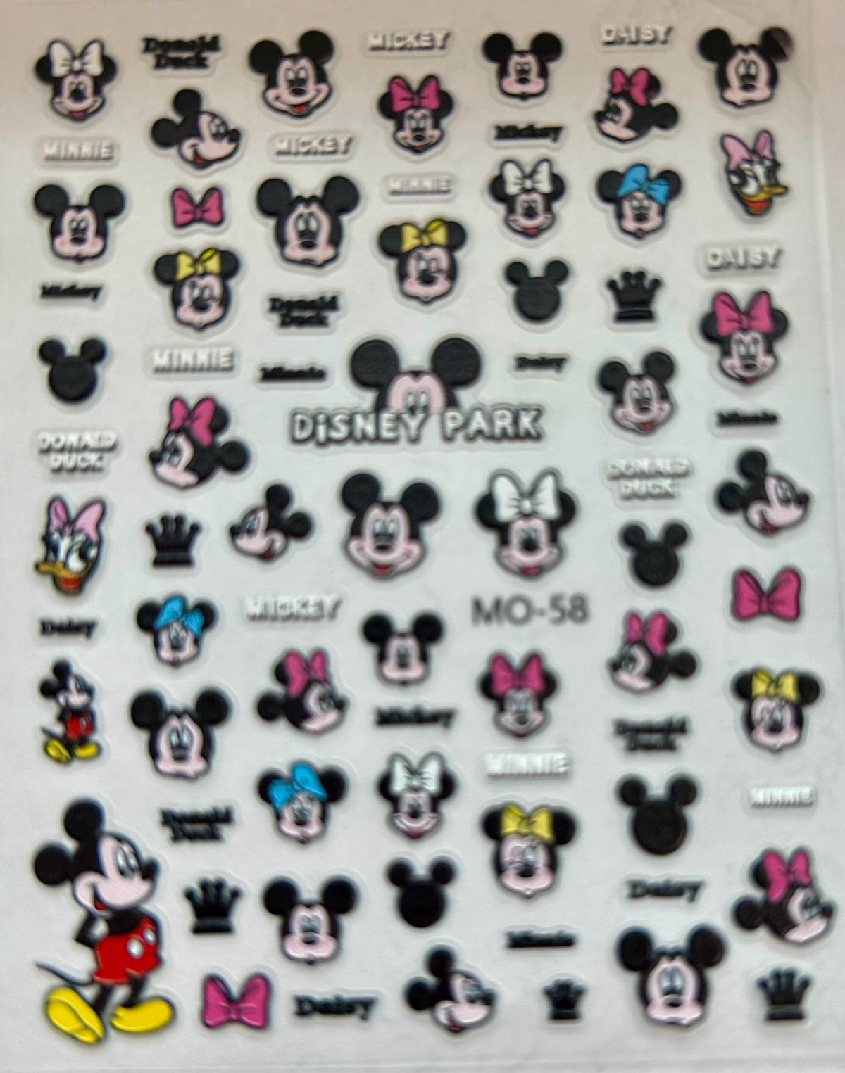 3-D Nail decals- Character Cuties