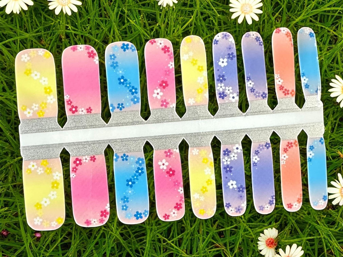 KIDS Nail Wraps- Petal Party