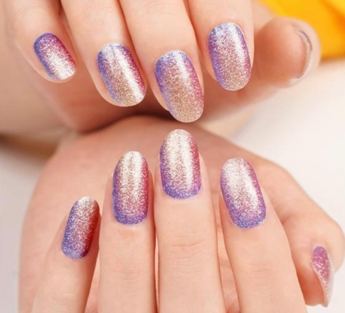 Stardust Glitter Nail Polish Strips: Sparkle Nail Stickers