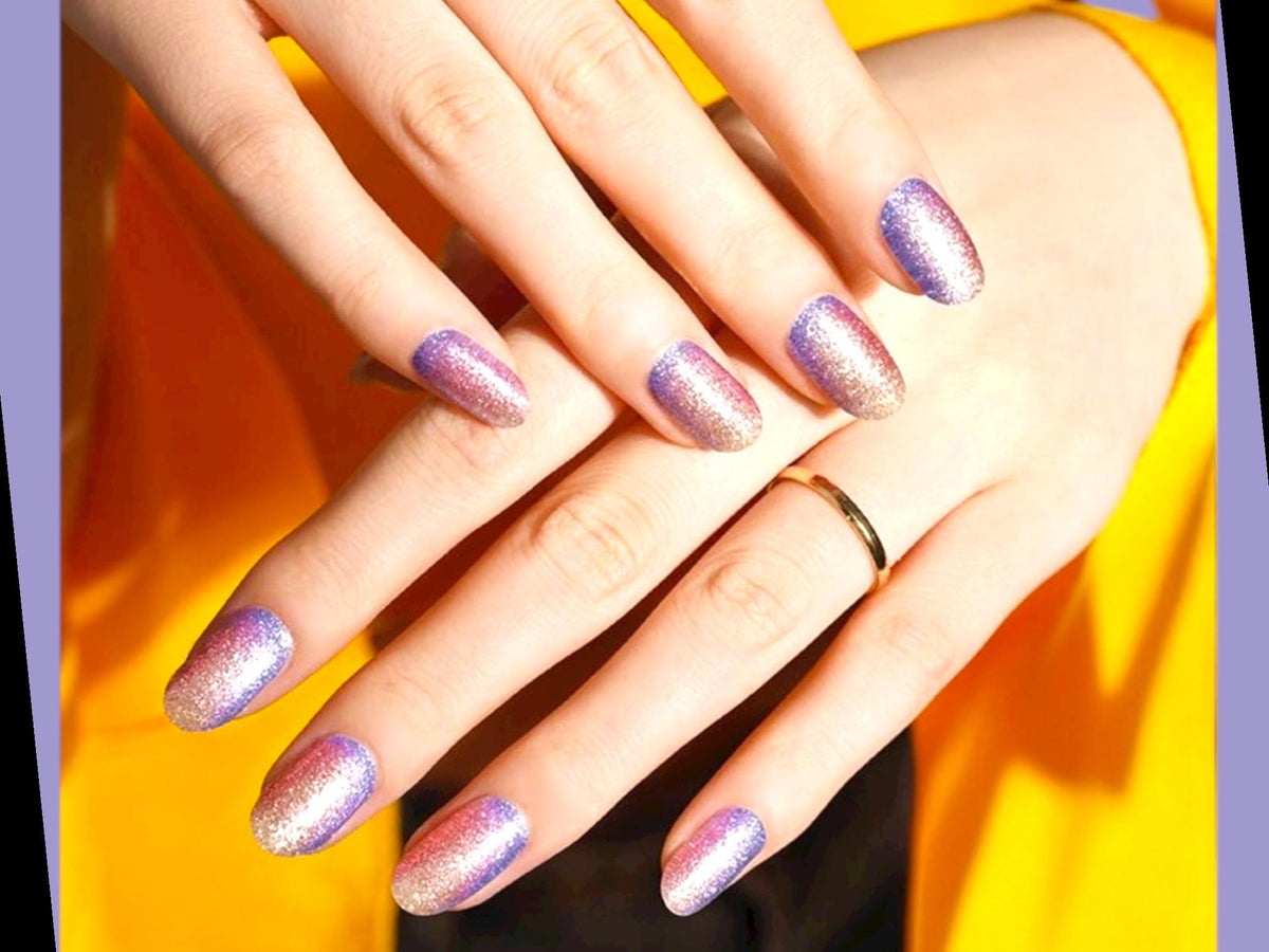 Stardust Glitter Nail Polish Strips: Sparkle Nail Stickers