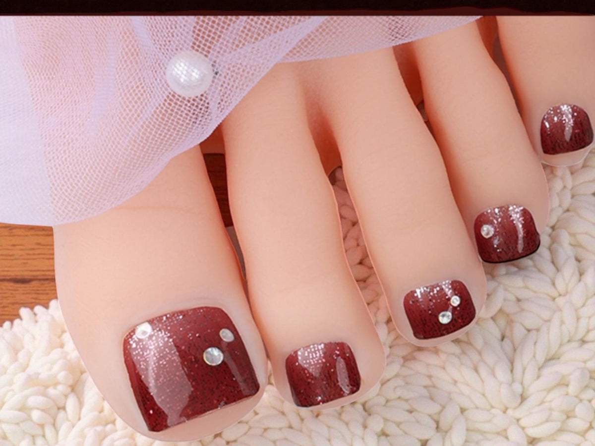 Cocoa Crystals Toe Nail Polish Strips: Non-Toxic Nail Art