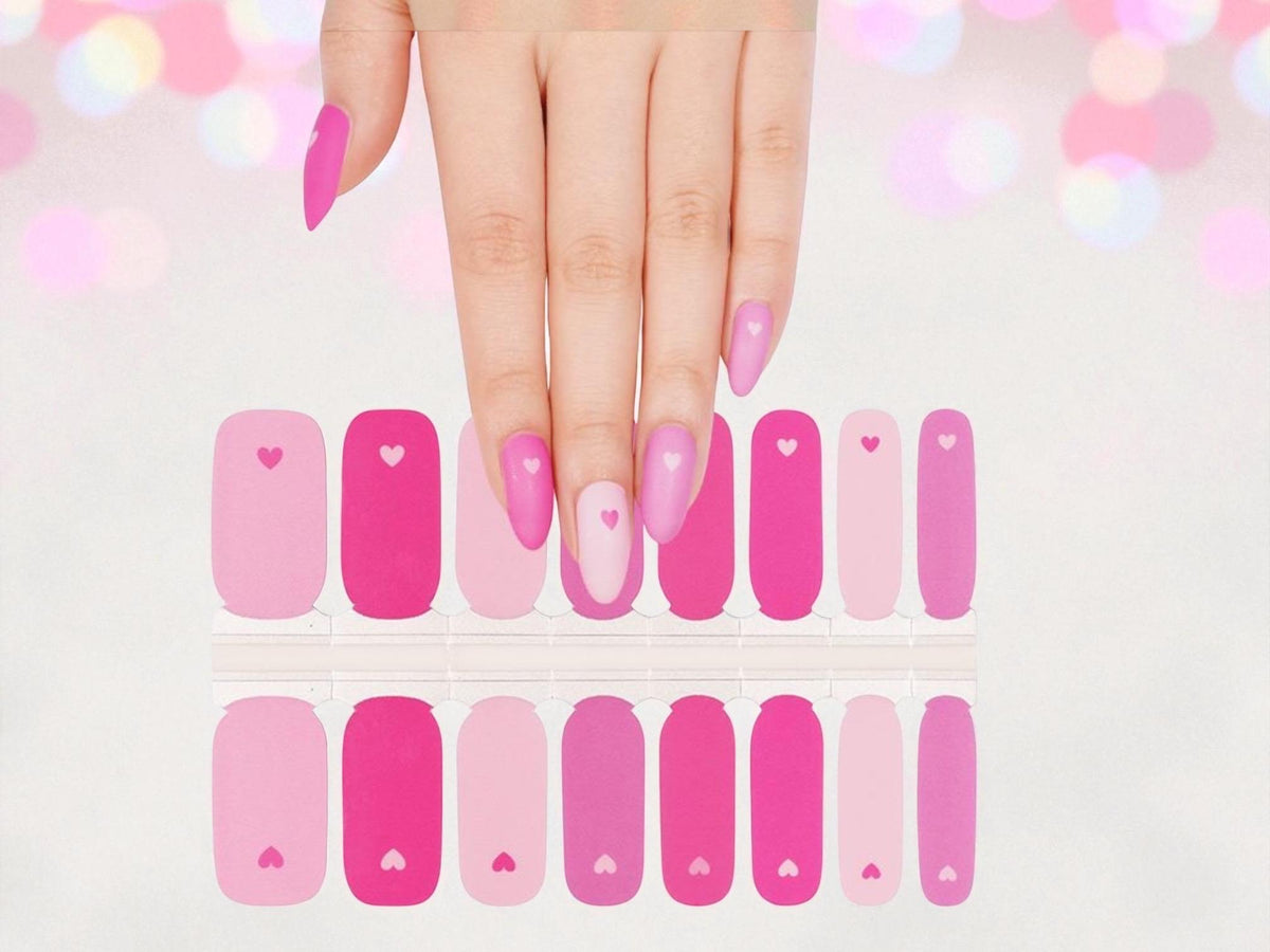 Tickled Pink Nail Polish Strips: Non-Toxic Nail Wraps