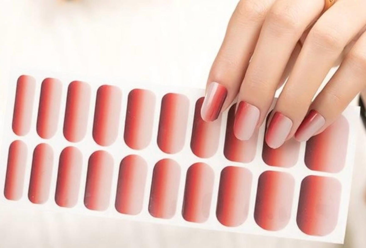 Ombré Wide Nail Wraps – 100% Non-Toxic Nail Strips