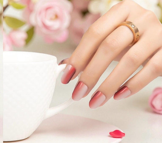 Ombré Wide Nail Wraps – 100% Non-Toxic Nail Strips