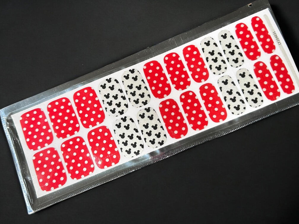 Main Street Mouse Nail Wraps WIDER Sizes