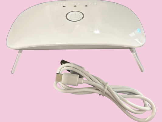 Mini UV Light-12W- with USB Cable - Cure Gel Polish and Nail wraps fast!