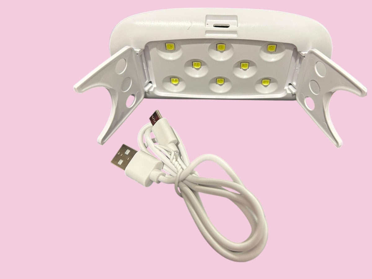 Mini UV Light-12W- with USB Cable - Cure Gel Polish and Nail wraps fast!